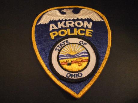 Akron Police Department, Akron, Ohio badge